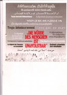 1989: Plakat "Woche der ausländischen Mitbürger
