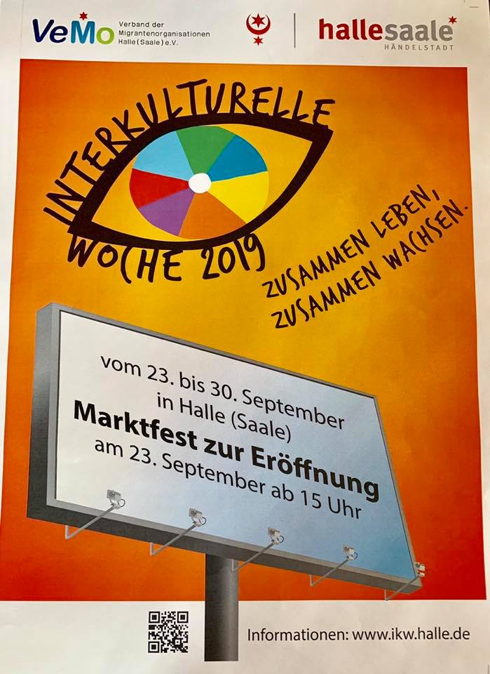 Plakat Auftakt Interkulturelle Woche Halle (Saale)
