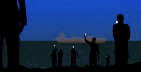 Titelbild des Webdossiers "Mit dem Smartphone auf der Flucht". © Brot für die Welt