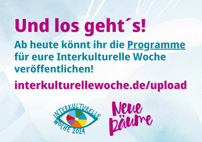 Programme jetzt in die bundesweite Veranstaltungsdatenbank hochladen