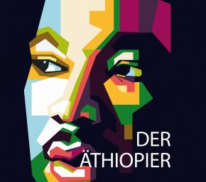 Das Buchcover: die Grafik eines männlichen Gesichts im Halbprofil