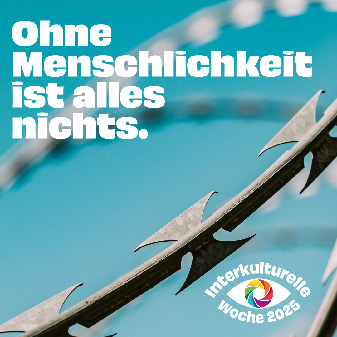 IKW-Postkartenmotiv 2025 zum Thema Flucht