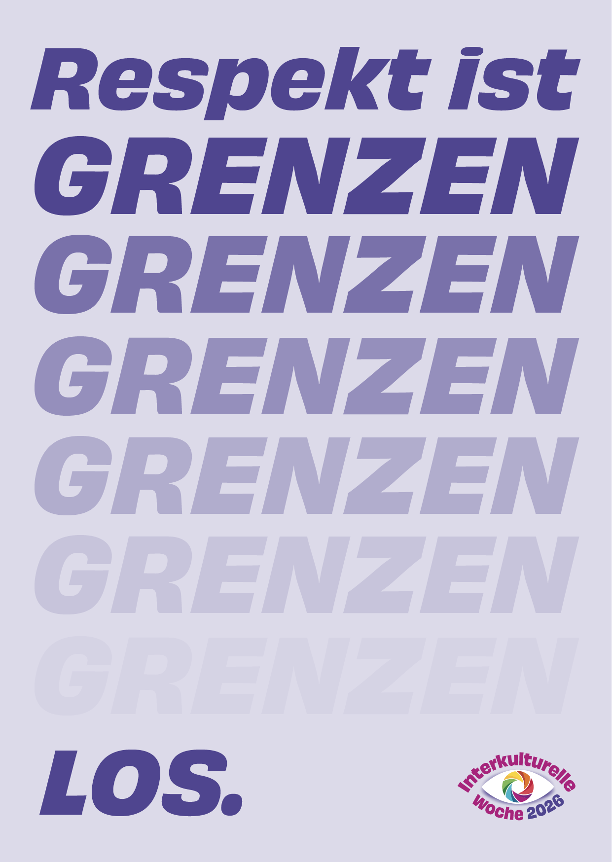 IKW-Motiv 2026 mit dem Slogan "Respekt ist grenzenlos"